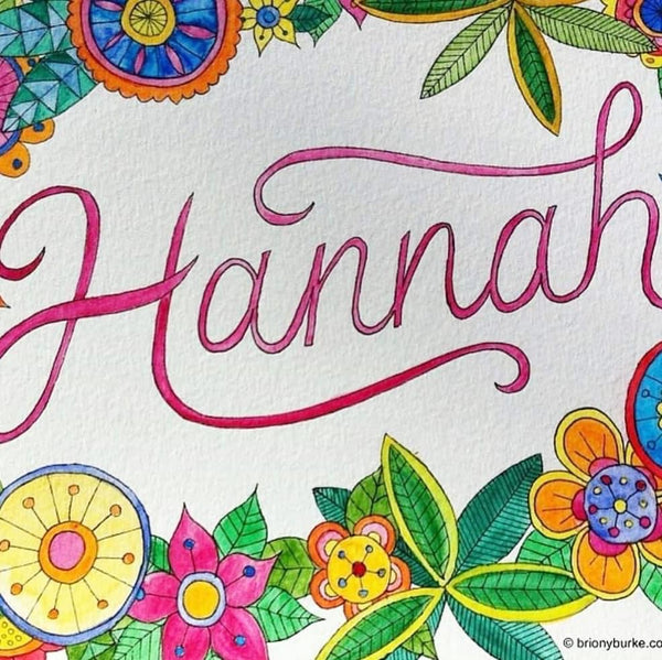 Custom Name Art