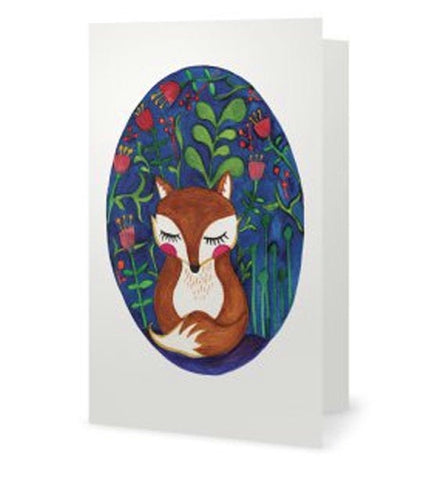 Woodland Fox Greeting Card